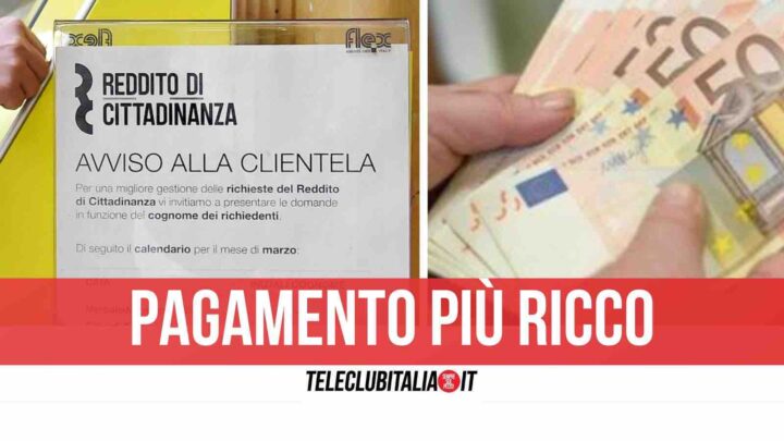 reddito di cittadinanza bonus 200 euro luglio