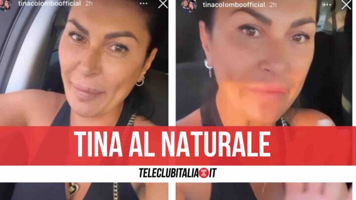 tina colombo senza trucco filtri