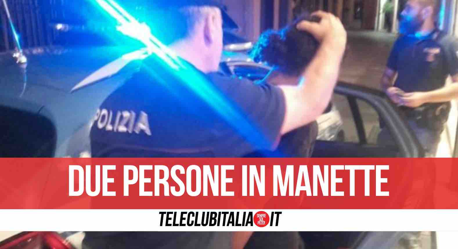 napoli arrestati rapinatori corso umberto