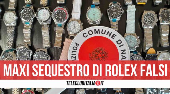 napoli sequestro orologi rolex