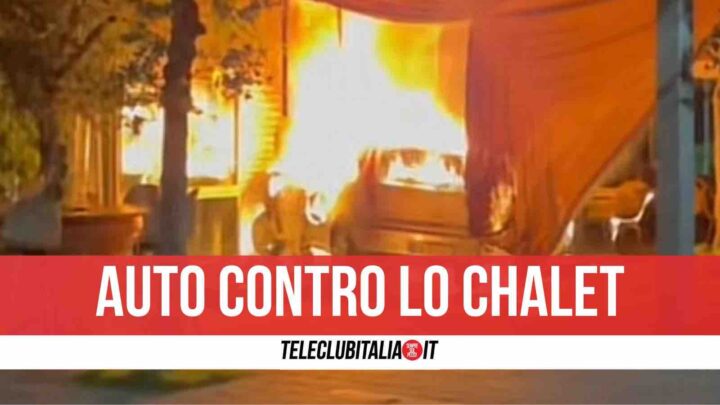 incendio chalet giugliano