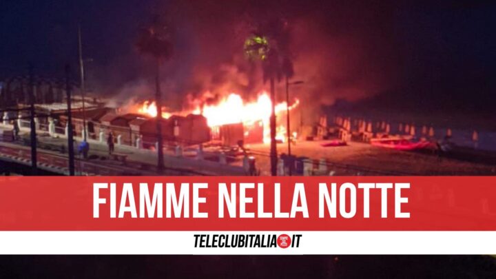 lido i gemelli incendio castel volturno