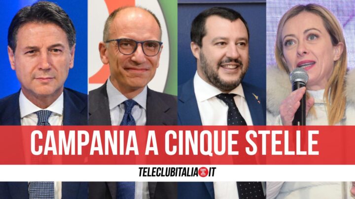 campania elezioni 2022 partiti percentuali