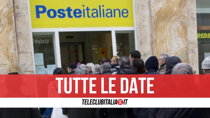 poste italiane napoli e provincia date pagamenti