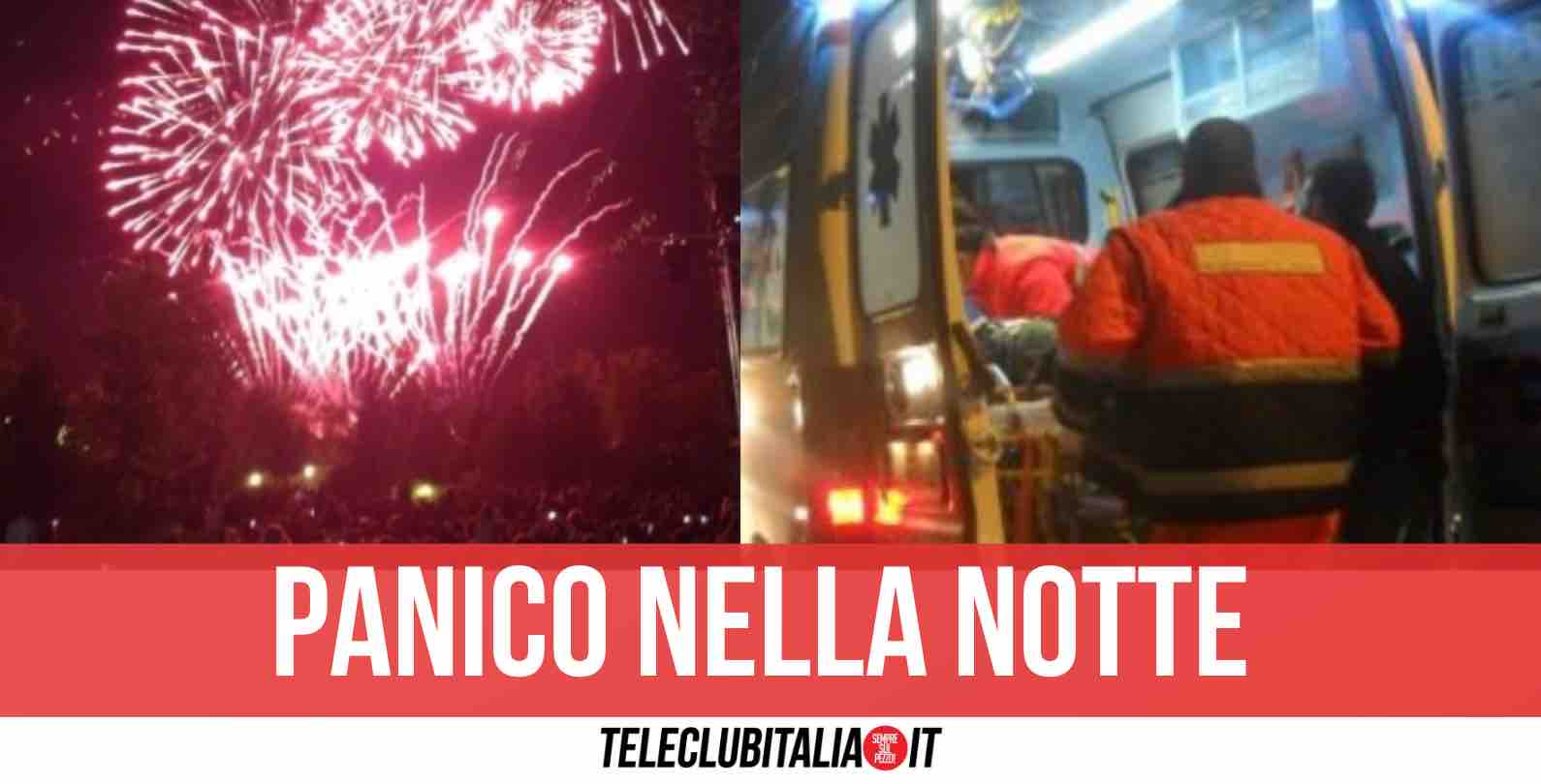 Giugliano, fuochi d'artificio come "bombe": bimbo di 4 anni sviene mentre dorme