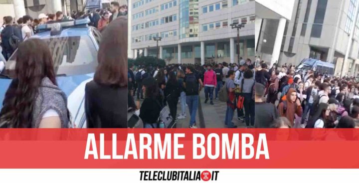 allarme bomba università Parthenope