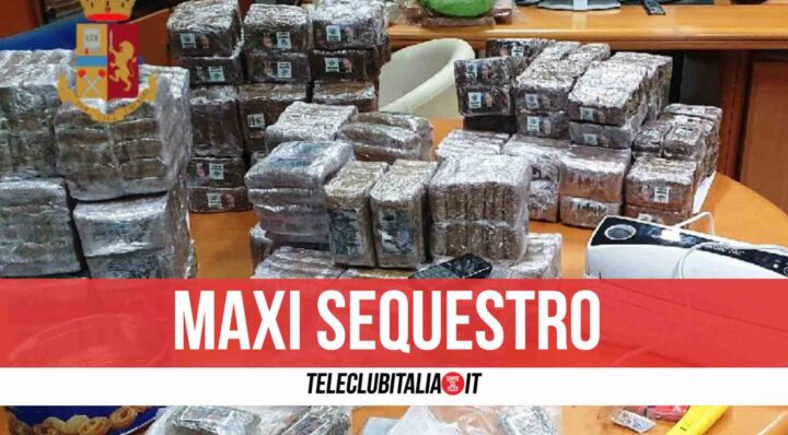 napoli sequestro 200 kg droga