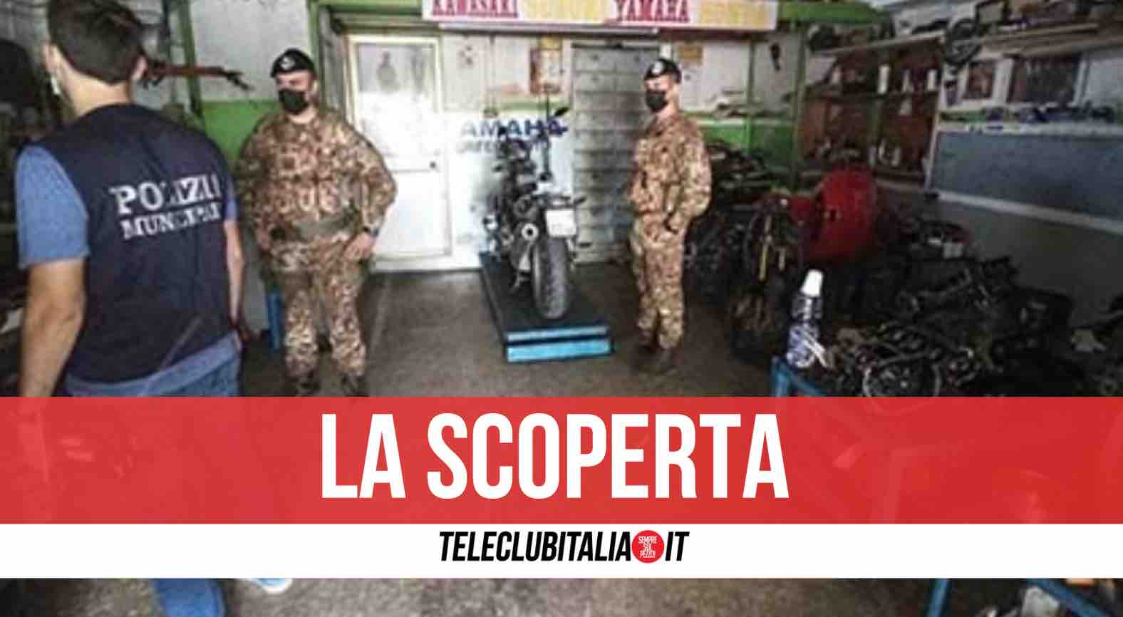 giugliano controlli sequestro officina