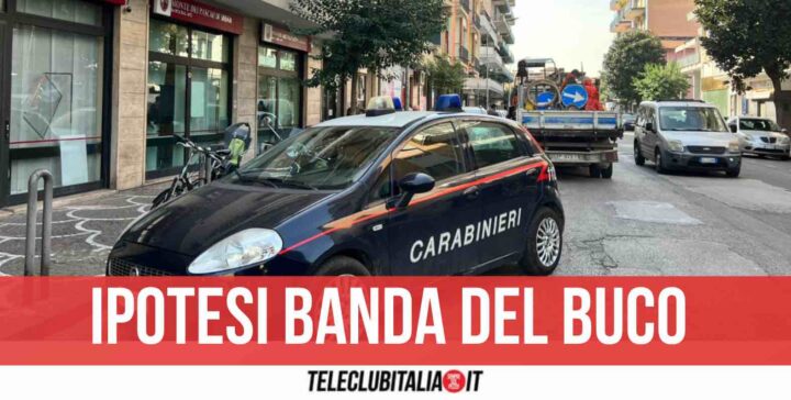 giugliano banda del buco monte paschi siena controlli carabinieri