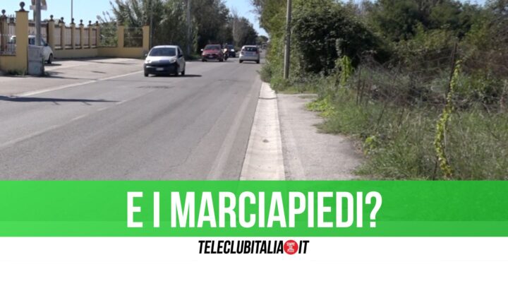 marciapiedi in via Ripuria