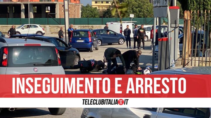 arresto giugliano via frezza inseguimento