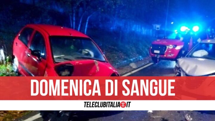 caivano marcianise sannitica incidente morto 17 ottobre