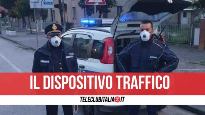 dispositivo traffico napoli manifestazione pace