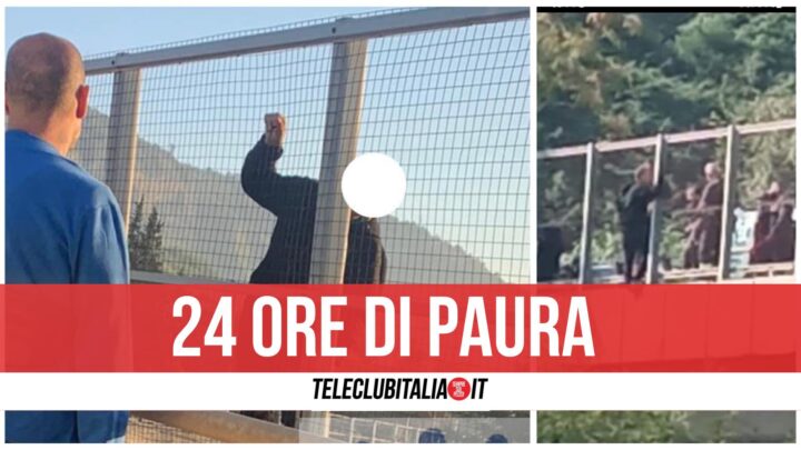 pianura 24 ore cavalcavia suicidio uomo blocca traffico