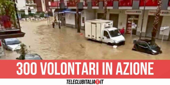 Maltempo in Cilento, Protezione Civile invia 5mila sacchi di sabbia, 50 brandine e coperte