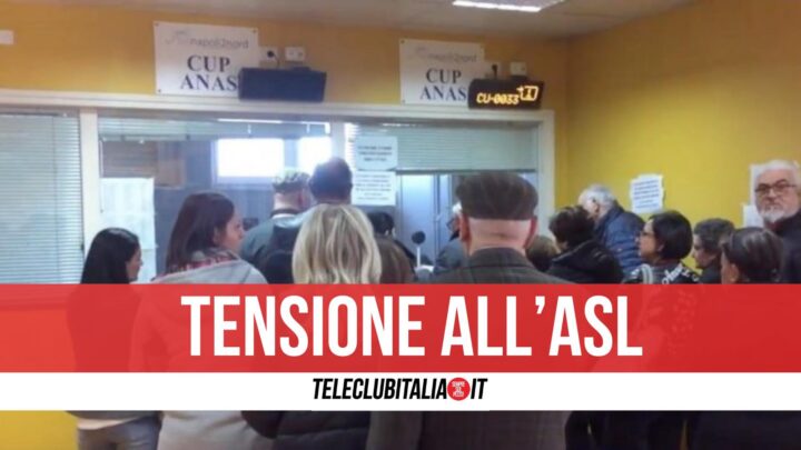 asl via basile rinnovo esenzione ticket giugliano fila sfiorata rissa