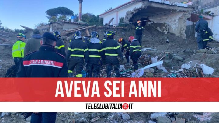 bambina morta ischia frana 6 anni