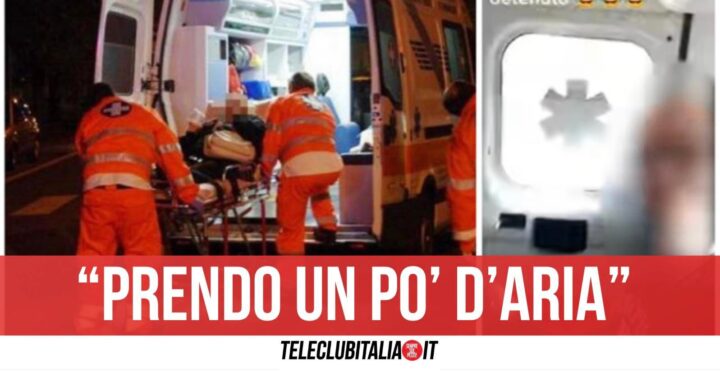 finge malore ambulanza domiciliari napoli