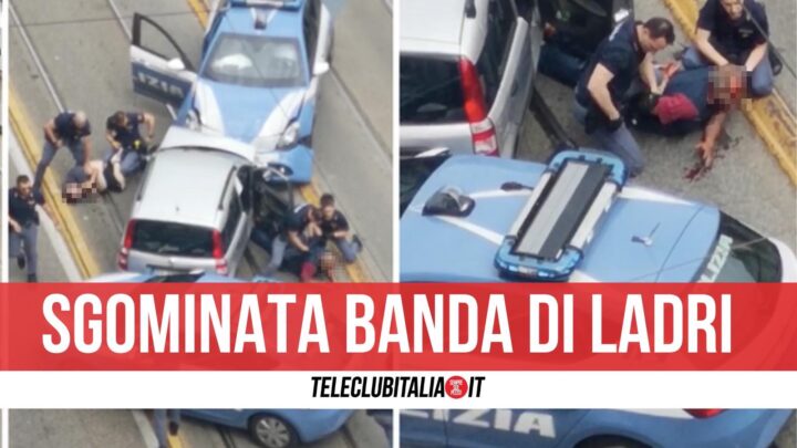 ladri arrestati chiaiano rubata auto