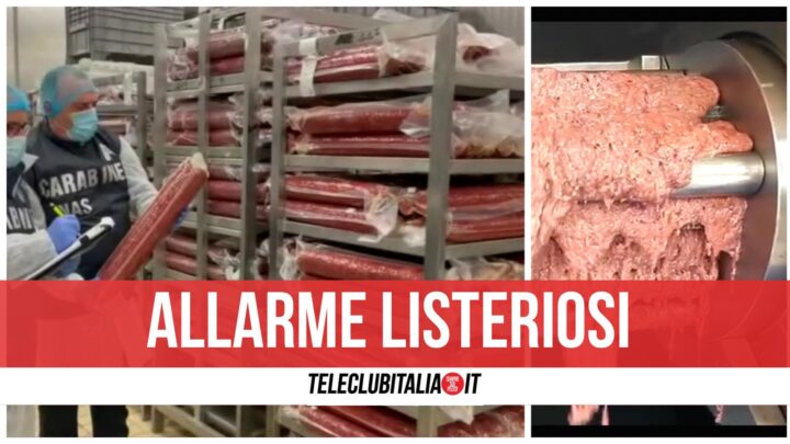 listeriosi blitz carne caseificio napoli