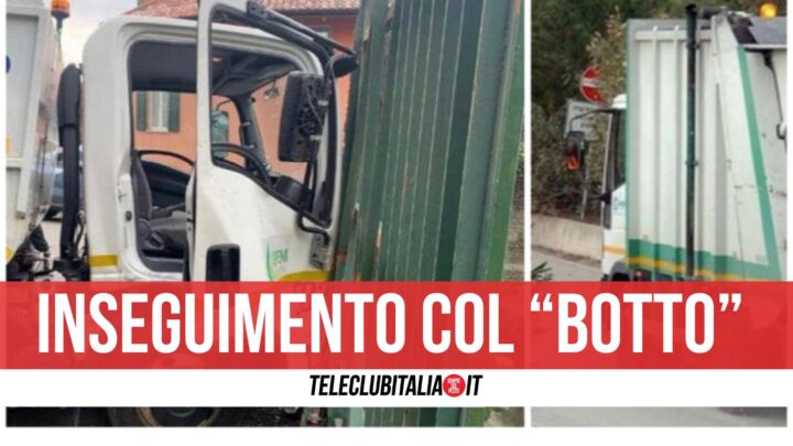 ruba camion rifiuti pozzuoli