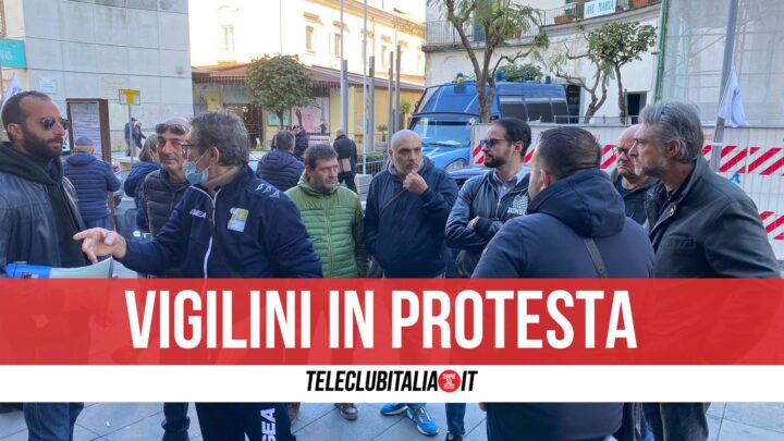 vigilini protesta giugliano 2022