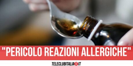 sciroppo tosse ritirato dal mercato