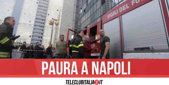 Napoli, potente esplosione nel grattacielo del centro direzionale