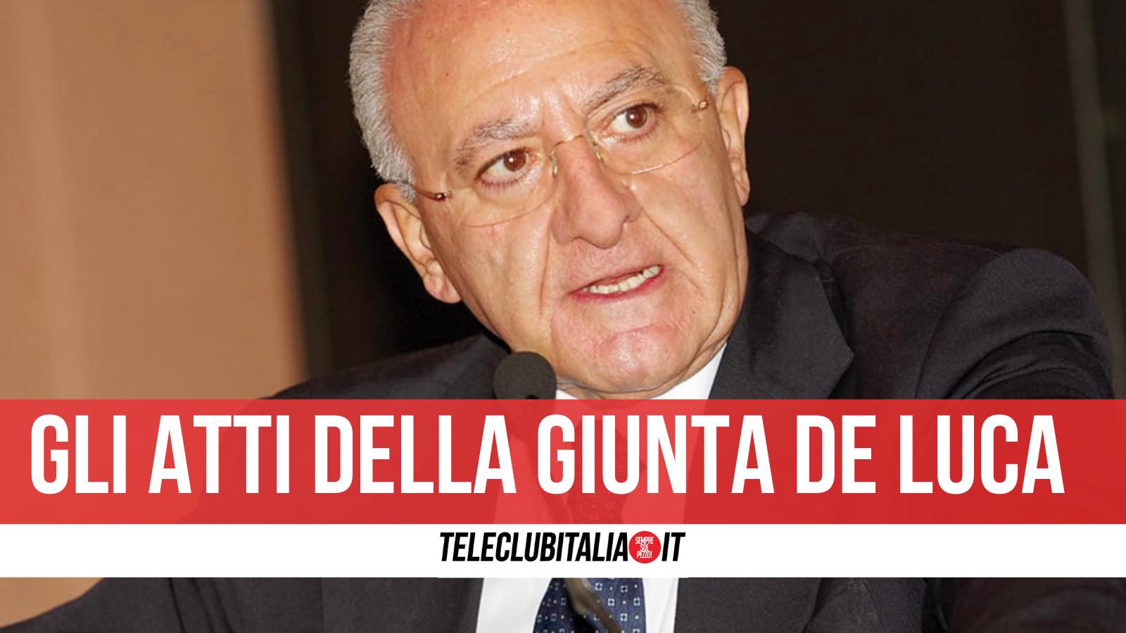 delibere giunta de luca 28 dicembre