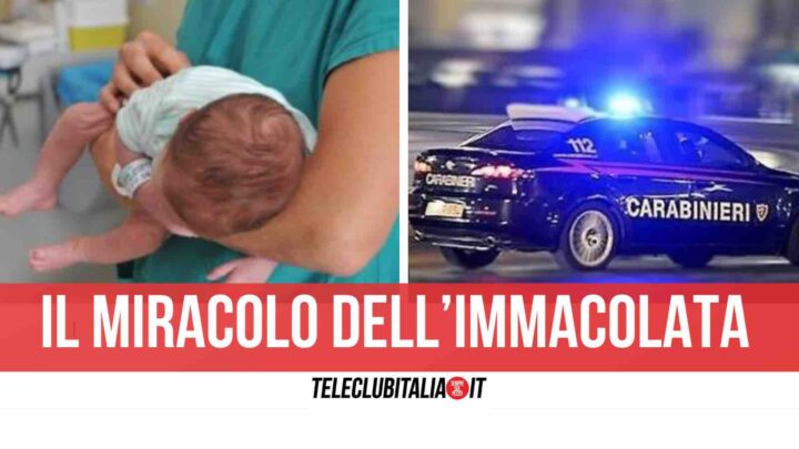 neonato salvato napoli