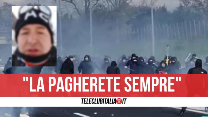 video tifoso juventus contro i napoletani