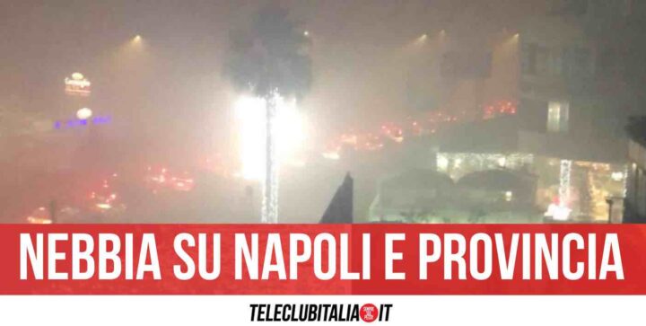 nebbia fuochi napoli 1 gennaio