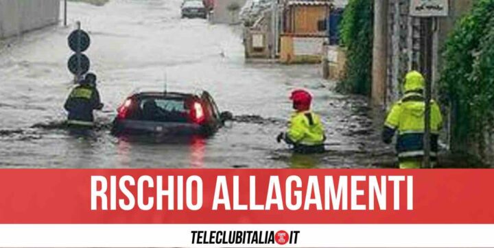 Campania, temporali e vento forte: scatta l'allerta meteo