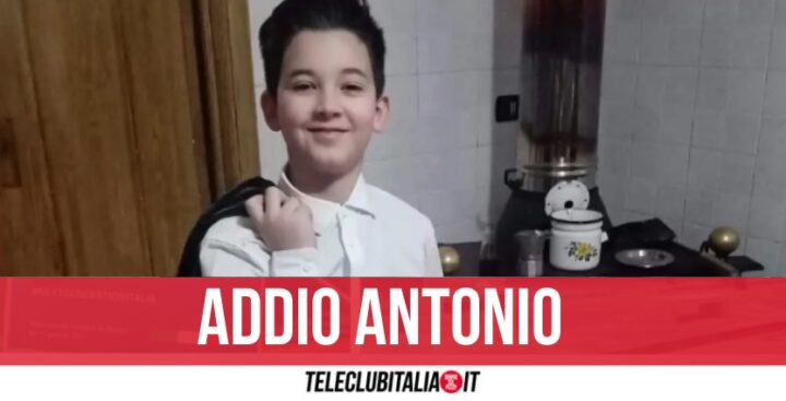 boscoreale morto antonio d'angelo 11 anni