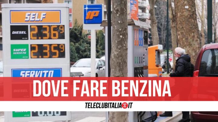 dove fare benzina diesel napoli campania