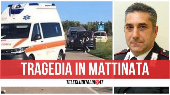 giuseppe spiniello morto malore carabiniere avellino