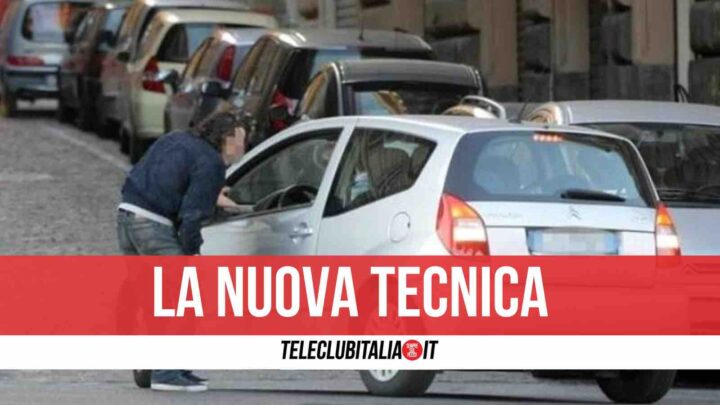 napoli rubano auto