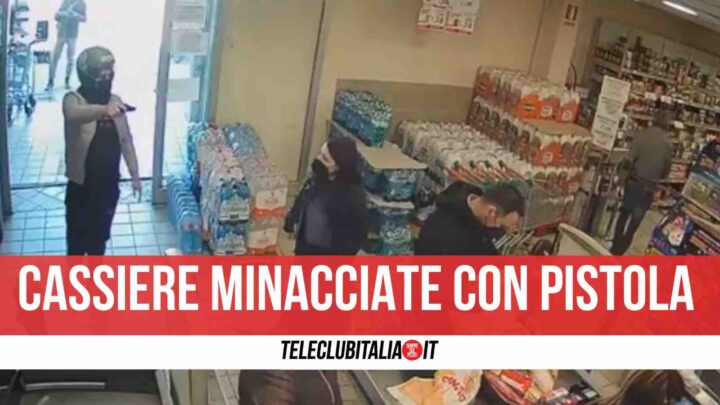 rapina supermercato torre annunziata