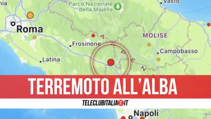 terremoto san pietro infine 5 gennaio