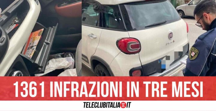 Blitz della Municipale a Casoria: recuperate 17 auto rubate