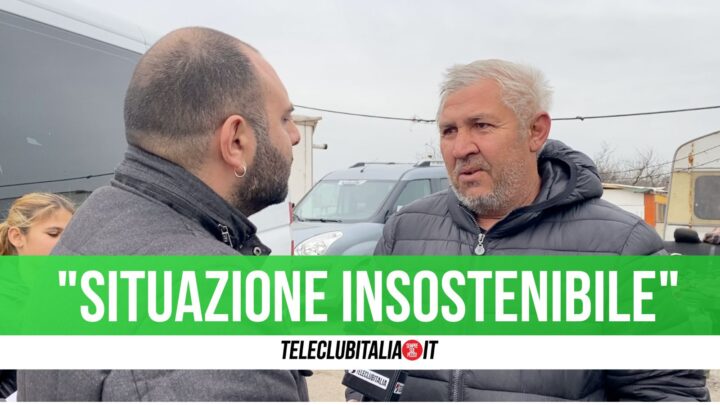 Giugliano, freddo al campo rom:"Situazione insostenibile"