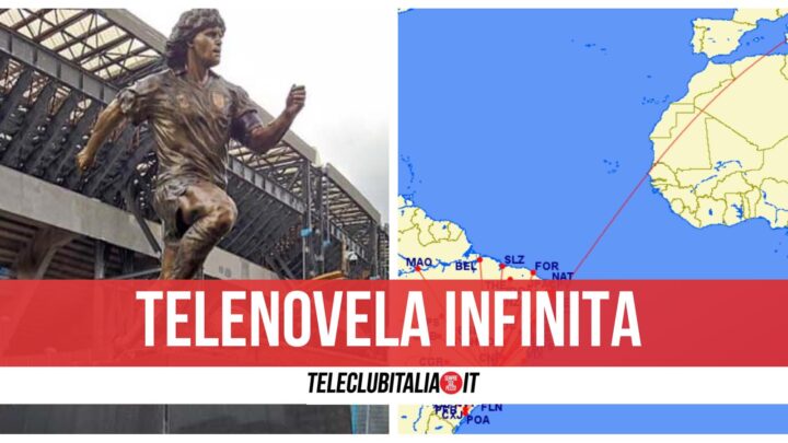 statua maradona manfredi