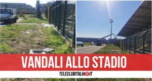 vandali stadio de cristofaro giugliano