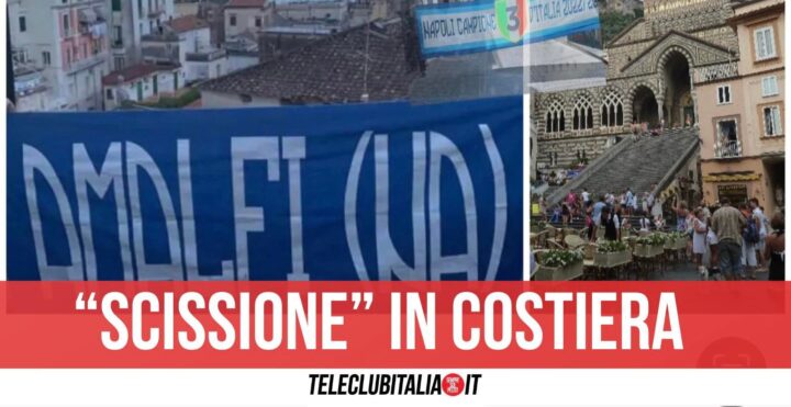 amalfi napoli tifo terzo scudetto