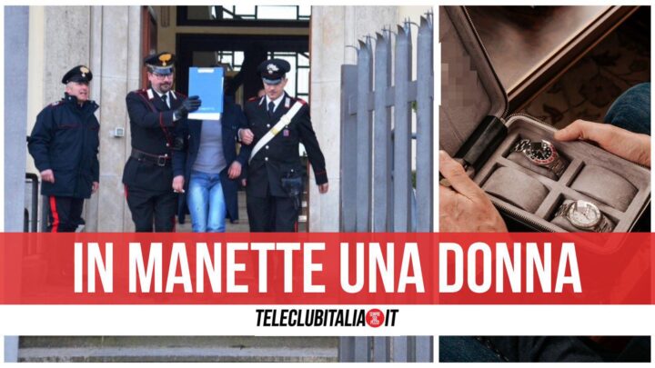 arrestata giacquinto giugliano droga cofanetto orologi