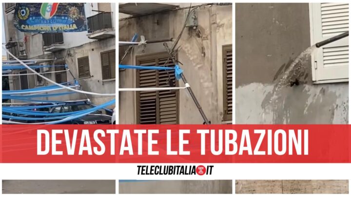 incidente tubi nastri napoli rione luttazzi