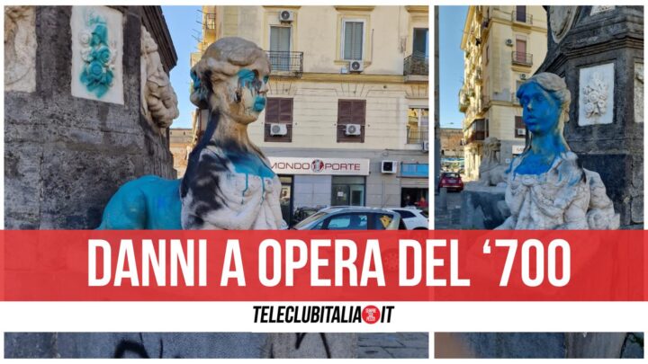 piazza mercato festeggiamenti vernici sfingi obelisco