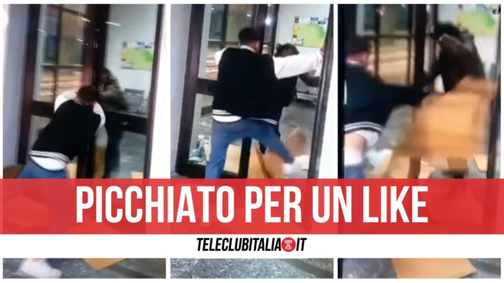 sarno disabile picchiato stazione video