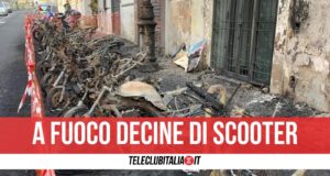 scooter fiamme via tasso