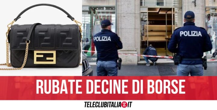 Colpo grosso da Fendi, ladri in fuga con un bottino da oltre 200mila euro